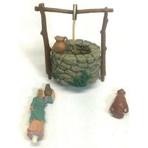 1997 Mr Christmas Christmas in Bethlehem Replacement The Well and Women With Pot